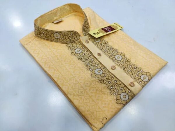 Superlative Indispensable -Quality And Durablity -Men New Pure Cotton Febric 2025 Eid Special Panjabi For Men - Panjabi- Innovative - Image 9