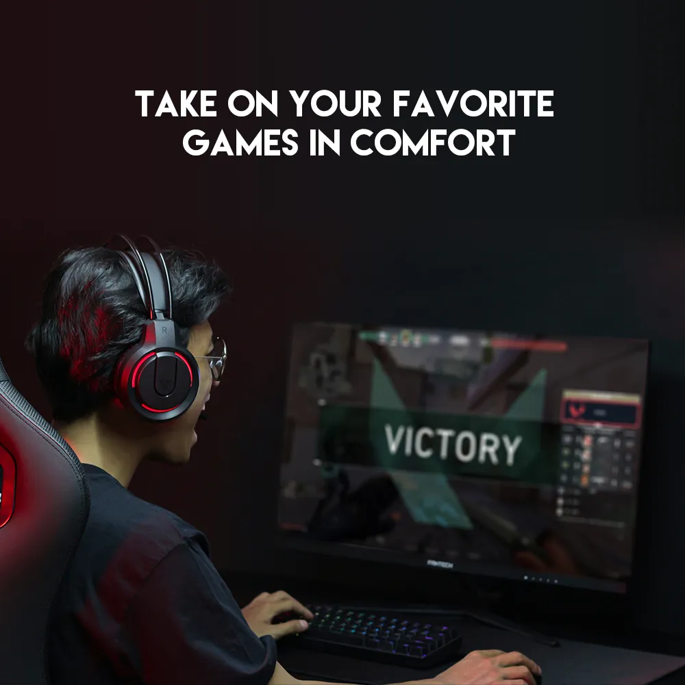 Lightweight & Comfortable | Fantech FLASH HQ53 Gaming Headphone